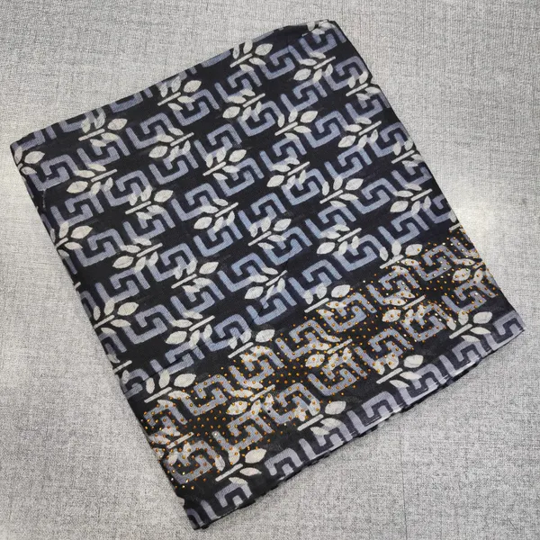 Cotton Hijab With Stone Work |HJ43